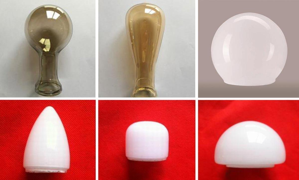 Lampenschirm aus Glas / Glasschirm der Lampen