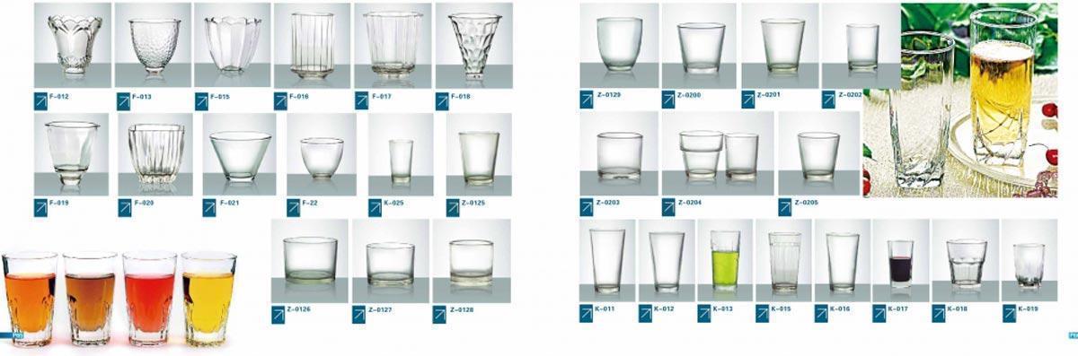Glas-Kochgeschirr und Glas-Geschir