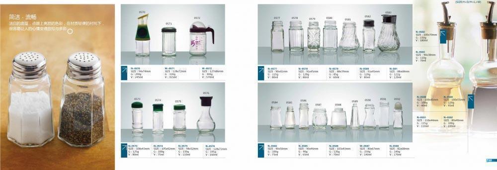 Glas-Kochgeschirr und Glas-Geschir