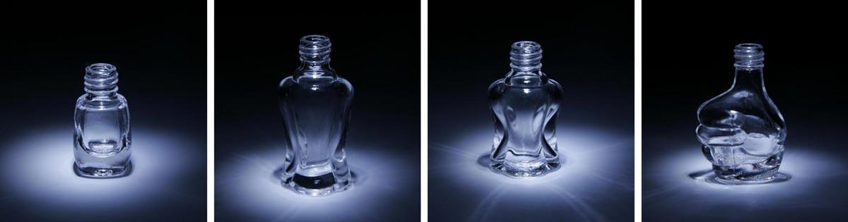 Glas-Kosmetikbehälter